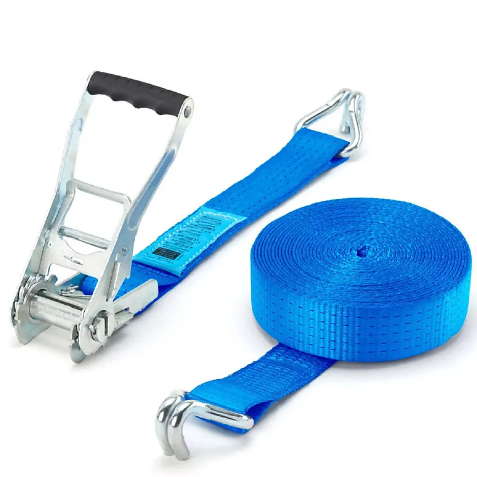 Sangle d'arrimage à cliquet 2 éléments - 50mm - 12 mètres - Bleu^Lem Select