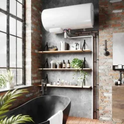 Chauffe-eau électrique CANGAR horizontal mural 150L - ACI Hybride-Sauter New