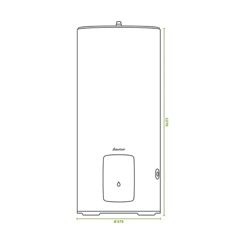 Chauffe-eau électrique CANGAR vertical sur socle 200L - ACI Hybride-Sauter Online