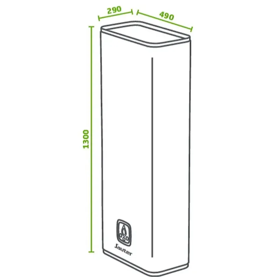 Chauffe-eau électrique plat connecté GUELMA 80L blanc - multiposition-Sauter Hot