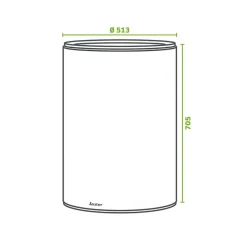 Chauffe-eau électrique CANGAR vertical mural 75L - ACI Hybride-Sauter