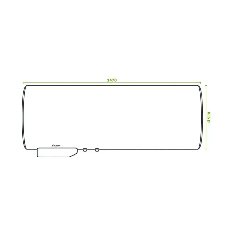 Chauffe-eau électrique CANGAR horizontal mural 200L - ACI Hybride^Sauter Sale