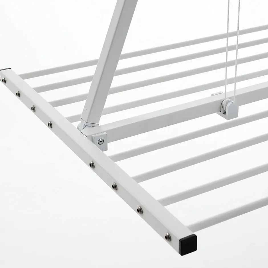 Séchoir plafond manuel blanc 152x54x25cm alu Mini 150-Foxydry Sale