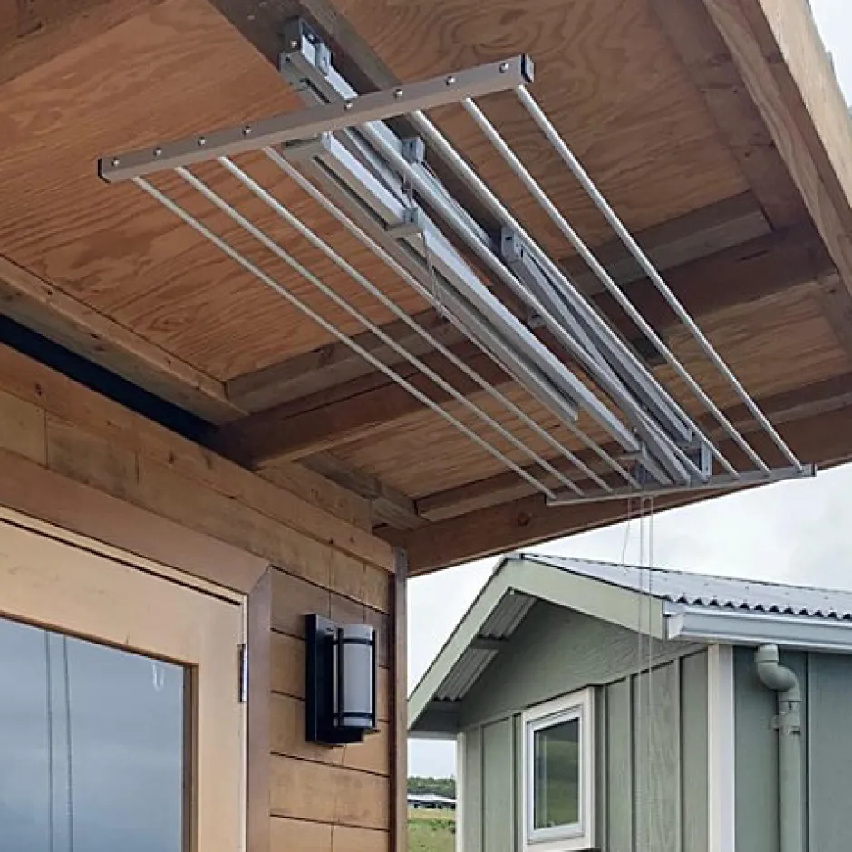 Séchoir plafond manuel 152x54x25cm alu Mini 150-Foxydry Clearance