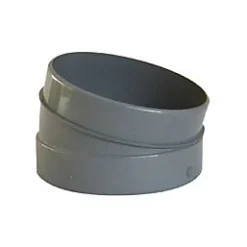 Secteur de coude PVC évacuation 15° mâle/femelle Ø100-Fitt Best