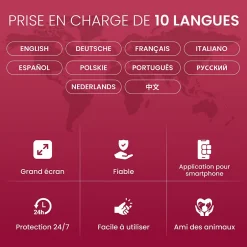 , Systeme Alarme Maison sans Fil GSM 4G, WLAN avec écran Tactile et Batterie 1500 mAh. Alexa, Application Android et iOS^Seqrell Best