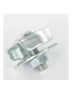 Serre cable plat simple Acier zingué Câble De 3 - 1 pièce^Vis Express Clearance