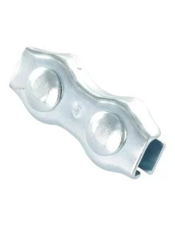 Serre-câble plat duplex Acier zingué Câble De 5 - 10 pièces-Vis Express New