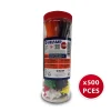 Serre-câbles de couleur en nylon, différentes tailles - 500 pièces assorties^Velamp Clearance