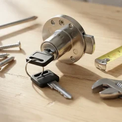 Serrure à cylindre Plastique AXE 20 ø35 mm-Diall New