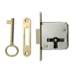 Serrure à larder l. 37 mm x H. 35 mm x EP. 8 mm-Diall Clearance