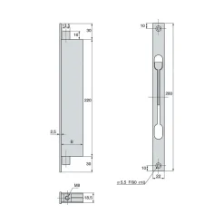 Serrure 2 points à levier 41mm Variaxe - STREMLER - 1223.41.0^Stremler Assa Abloy Outlet