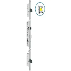 Serrure 3 points TF3 pêne dormant/demi-tour 45mm têtière plate 22mm - STREMLER - 6370.45.3A^Stremler Assa Abloy Online