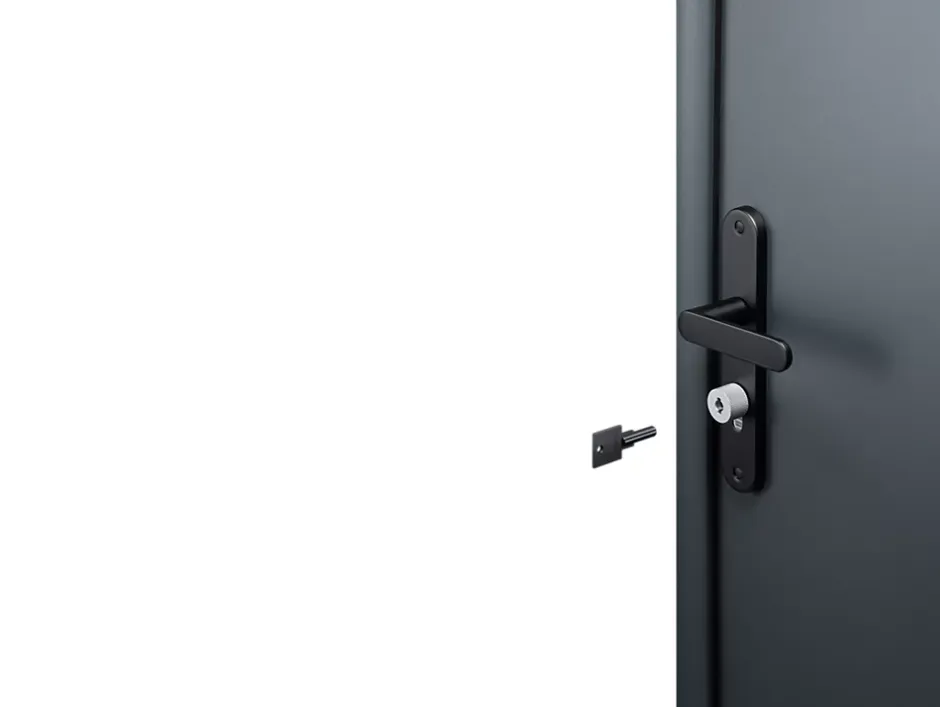 Serrure connectée gris l.5cm x H.14,6cm x P.13,3cm-Netatmo Discount