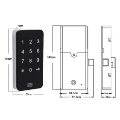 Serrure connectée pour casier et meuble -12 (compatible smart lock ou tthotel)^LOCKY Clearance