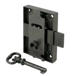 Serrure en applique axe 20 l. 40 mm x H. 70 mm x ep. 10 mm droite/gauche acier poli^Diall Best