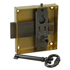 Serrure en applique l. 60 mm x H. 80 mm x EP. 12 mm^Diall Discount