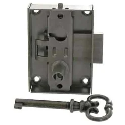 Serrure Gauche Acier poli AXE 30^Diall Outlet