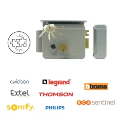 Serrure électrique droite/gauche - compatible visiophone - mémoire d'appel - faible consommation - - 150011^Extel Outlet