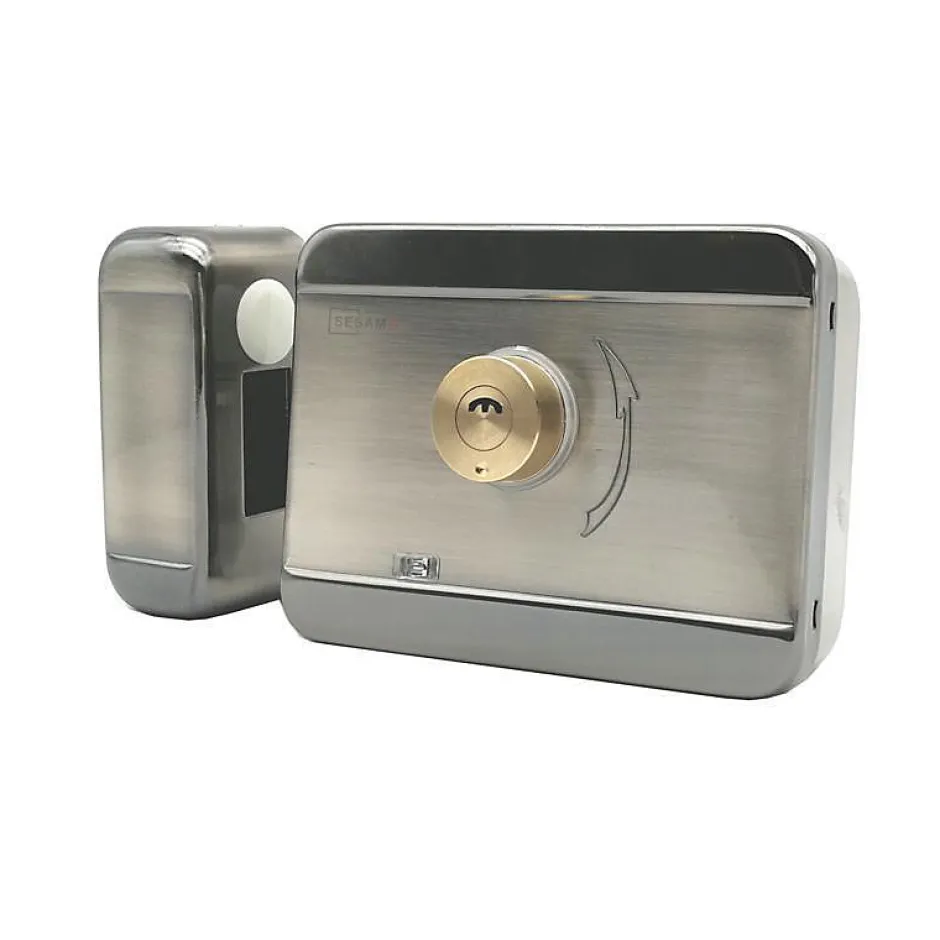 Serrure électrique motorisée 12v btc2 - double barrillet mecanique^BT SECURITY