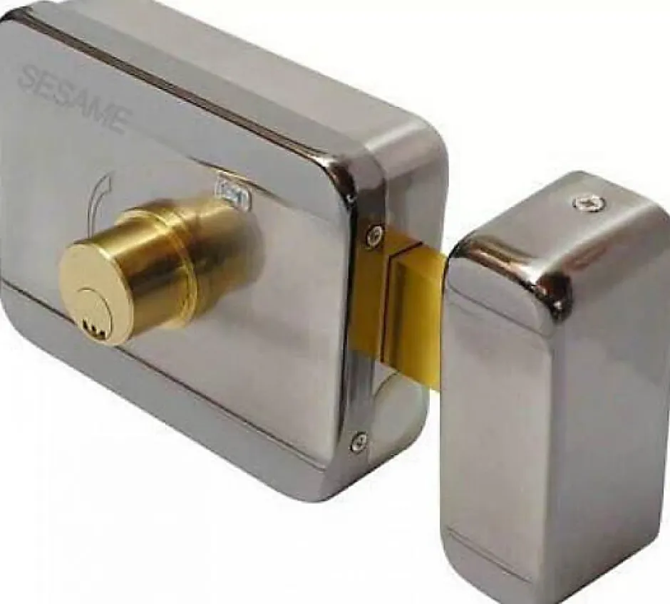 Serrure électrique motorisée 12v btc2 - double barrillet mecanique^BT SECURITY