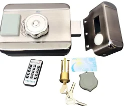 Serrure électrique motorisée 12v avec lecteur de badge intégré btc5 mifare-BT SECURITY New