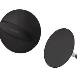 Set de finition vidage baignoire Flexaplus noir mat-Hansgrohe Discount