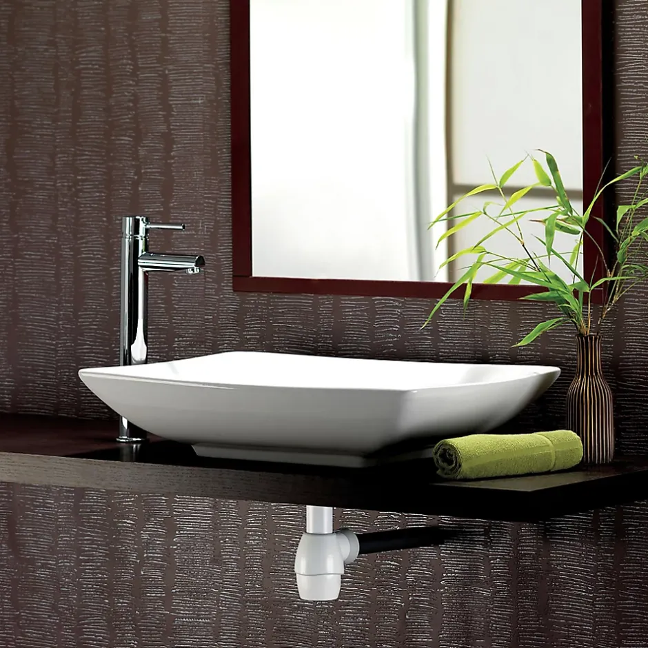 Siphon de lavabo universel blanc-Wirquin Best