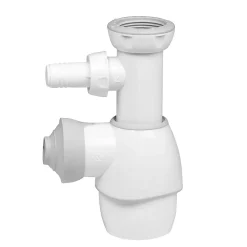 Siphon de lavabo universel blanc-Wirquin Best