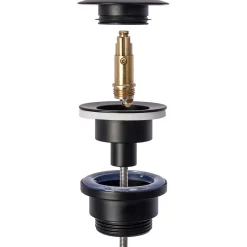 Siphon De Lavabo Universel Clic-Clac Black-Rea Discount