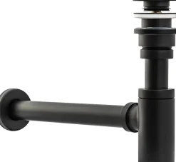 Siphon De Lavabo Universel Clic-Clac Black-Rea Discount