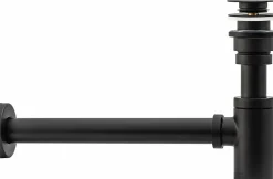 Siphon De Lavabo Universel Clic-Clac Black-Rea Discount