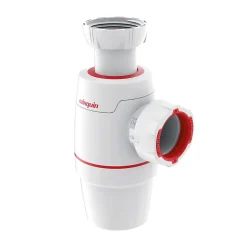 Siphon de lavabo NEO 30722152 Ø d'entrée 1’’1/4, Ø de sortie 32 mm garde d'eau 50 mm^Wirquin