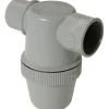 Siphon de parcours gris PVC-C à coller - entrée...^Nicoll Online