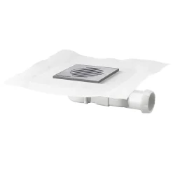 Siphon de sol avec bride 150x150mm^Wirquin Sale