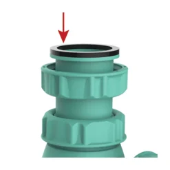 Siphon en filet de pêche recyclé à 92 % réglable de 48 à 103 mm-Valentin New