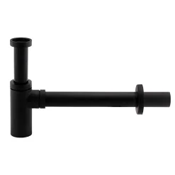 Siphon lavabo design finition noir mat^Stano Discount