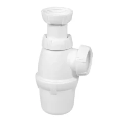 Siphon réglable à compression blanc 32mm-Wirquin Clearance