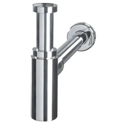 Siphon réglable chromé 32mm avec tuyau^Wirquin Outlet