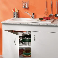 Siphon sans garde d'eau gain de place blanc 32mm^Wirquin