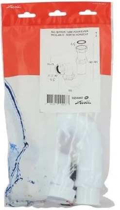 Siphon tube articulé pour évier - Diamètre 40 mm - Réglable et Orientable-Nicoll Hot