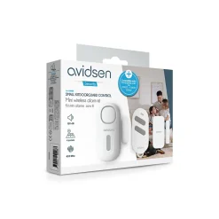 SMALL KITDOORGUARD CONTROL - Kit mini alarme pour porte et fenêtre avec sirène intégrée et télécommande - - 100028^Avidsen