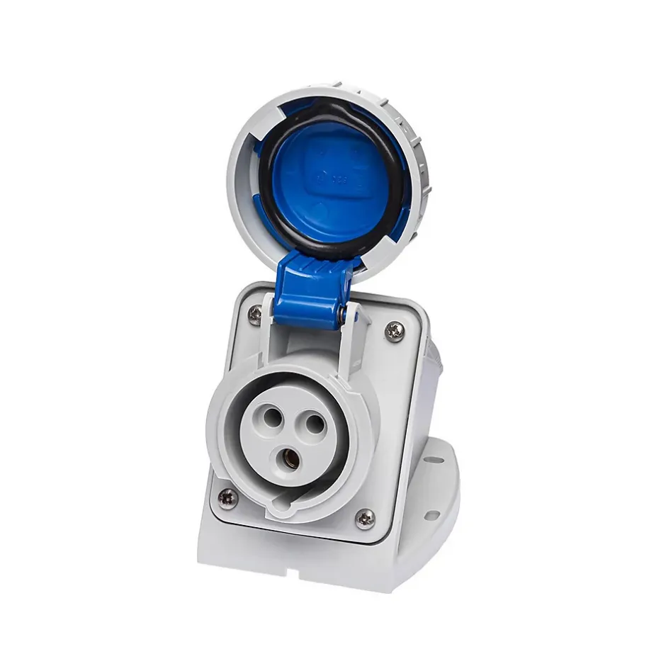 Socle De Prise Cee 16a 2p+t - Montage Mural - étanche Ip67 -^Ide Discount