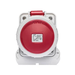 Socle De Prise Triphasé 16a 3p+t - Montage Mural - étanche Ip67 --Ide Hot