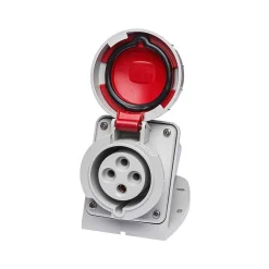 Socle De Prise Triphasé 32a 3p+t - Montage Mural - étanche Ip67 -^Ide Online