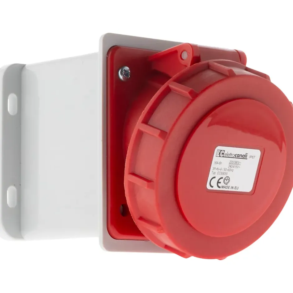 Socle IEC309 3P+N+T 16A -^Zenitech Best