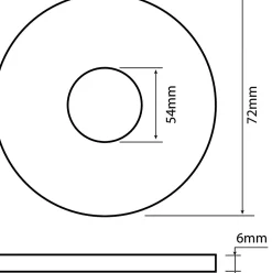 - 1 Joint de vidage pour Baignoire/Evier Inox 72x54x6^Somatherm for you