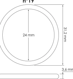 - Lot de 3 joints toriques n19-Somatherm for you Outlet