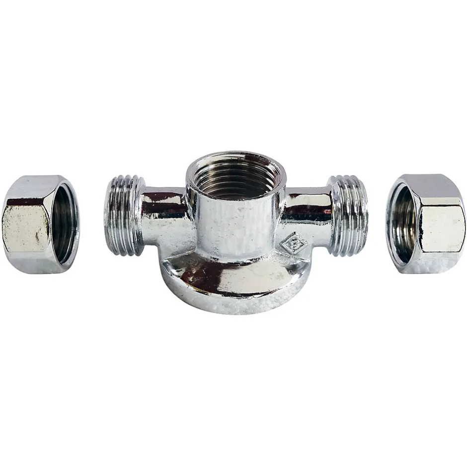 - Applique murale double nue avec écrou pour collet battu diam 14 - F1/2^Somatherm for you New