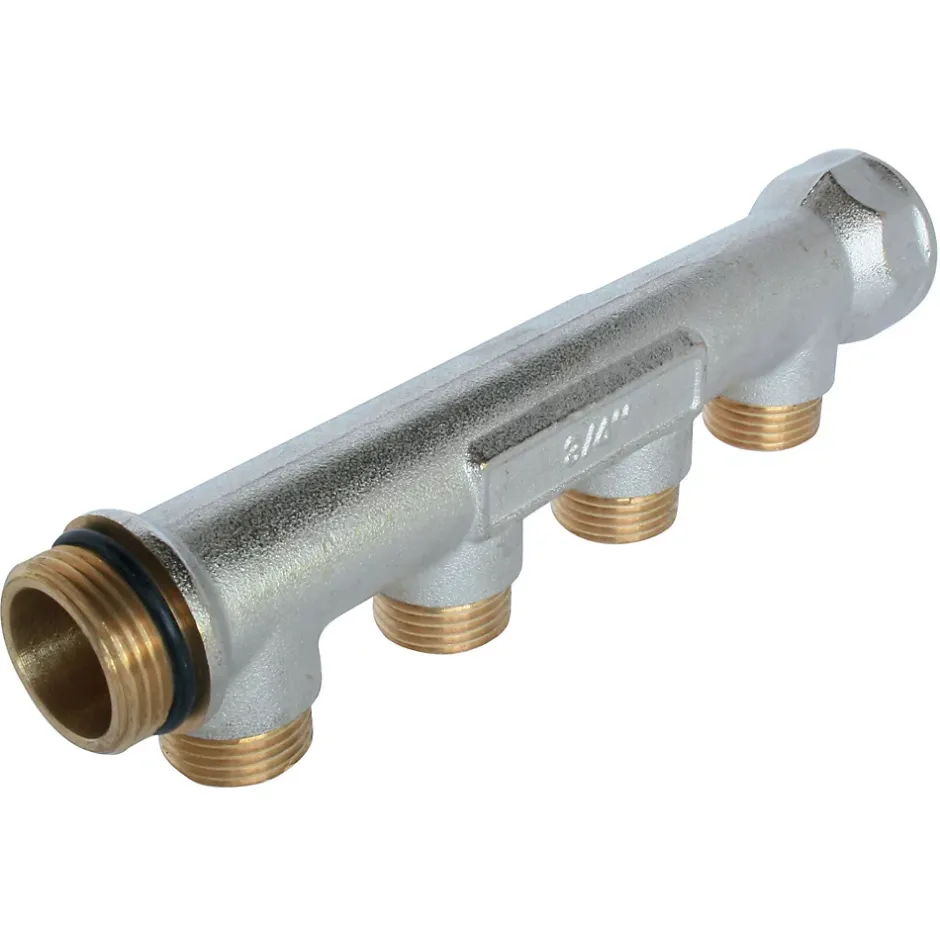 - Collecteur de distribution 4 sorties à portée plate easy lock m1/2-Somatherm for you New